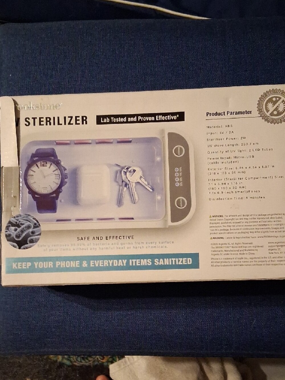 Nordstrom White UV Light Sanitizer Box - Picture 3 of 4